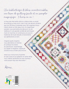 Livre 1 quilt, 100 blocs - Alice aux pays des merveilles 2