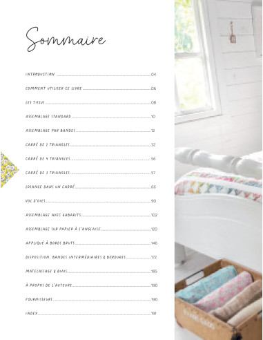 Livre 1 quilt, 100 blocs - Alice aux pays des merveilles