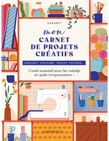 Livre mon carnet de projets créatifs