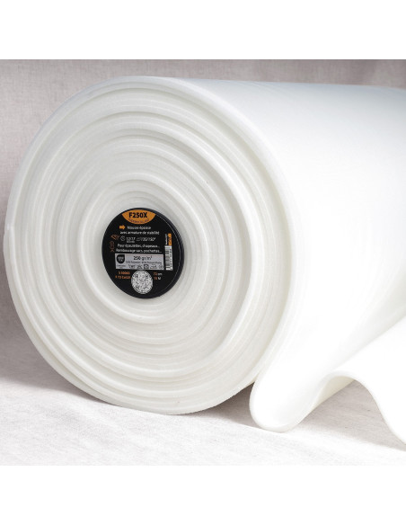 Mousse thermocollante épaisse avec armature de stabilité - Blanc