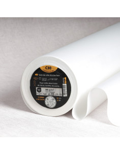 Voile de colle double face - Blanc