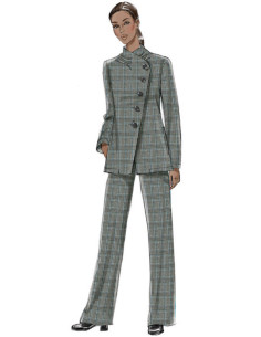Patron de veste et pantalon - Vogue 9274