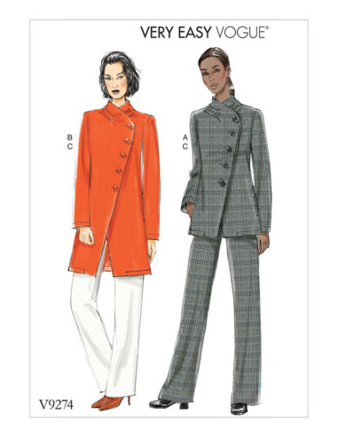 Patron de veste et pantalon - Vogue 9274