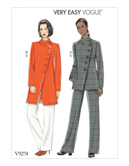 Patron de veste et pantalon - Vogue 9274