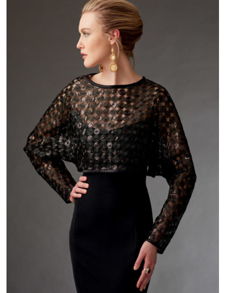 Patron de boléros et mini cape - Vogue 9276