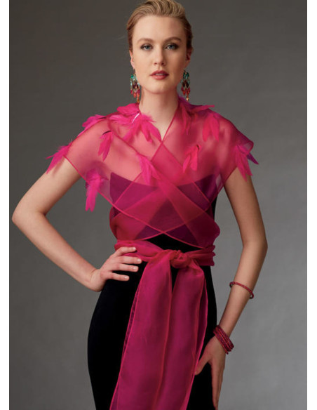 Patron de boléros et mini cape - Vogue 9276