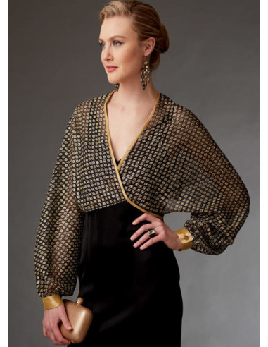 Patron de boléros et mini cape - Vogue 9276
