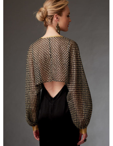 Patron de boléros et mini cape - Vogue 9276