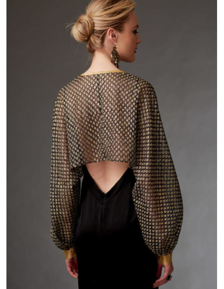 Patron de boléros et mini cape - Vogue 9276