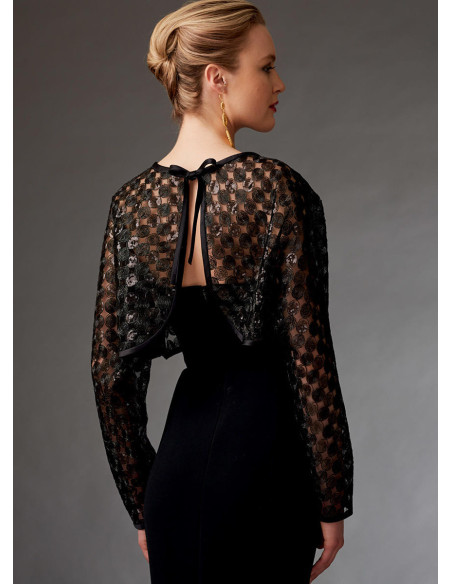 Patron de boléros et mini cape - Vogue 9276