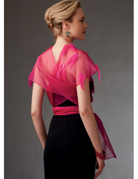 Patron de boléros et mini cape - Vogue 9276