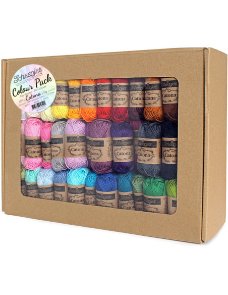 Coffret de 109 mini pelotes Scheejes Catona Colour Pack