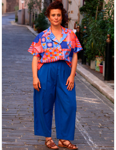 Patron de pantalon, wide leg ou barrel Inti - Marmaï Patterns