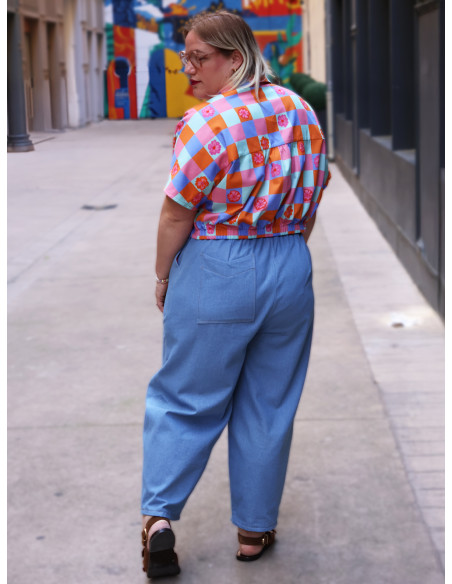 Patron de pantalon, wide leg ou barrel Inti - Marmaï Patterns