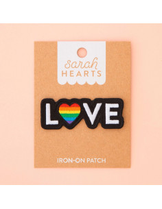 Écusson thermocollant Love Pride 2