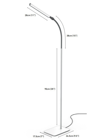 Lampe sur pied Daylight UnoPro