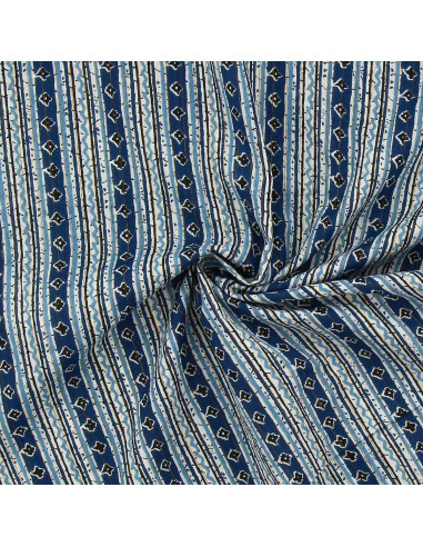 Tissu voile de coton indien - Patna