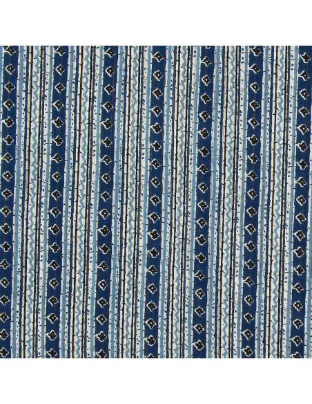 Tissu voile de coton indien - Patna