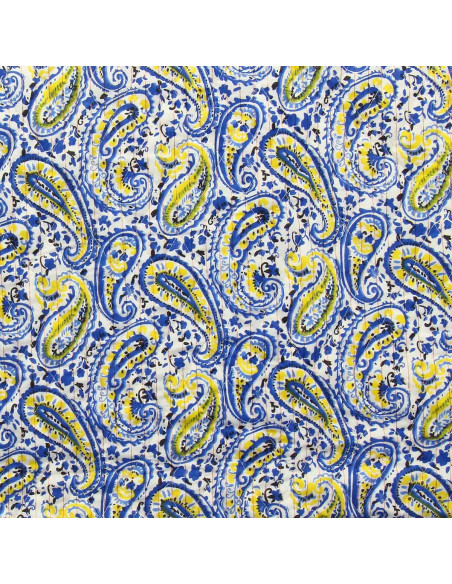 Tissu coton matelassé indien - Srinagar