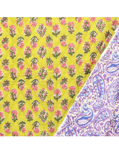 Tissu coton matelassé indien - Indira