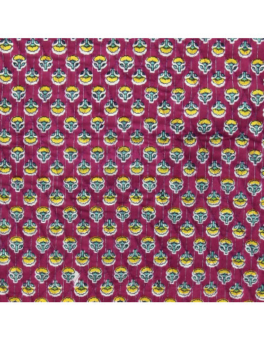 Tissu coton matelassé indien - Anjali