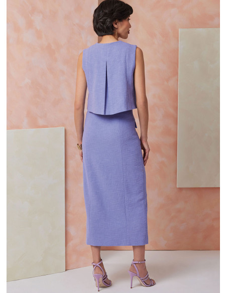 Patron de haut - Vogue 2118