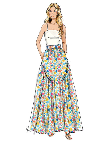 Patron de jupe - Butterick 7044