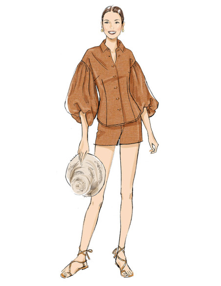 Patron de haut - Butterick 7045