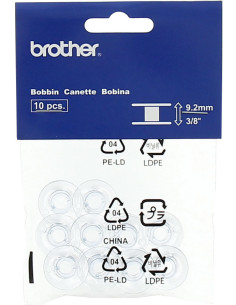 Canettes Brother originales 9,2 mm pour machines à coudre