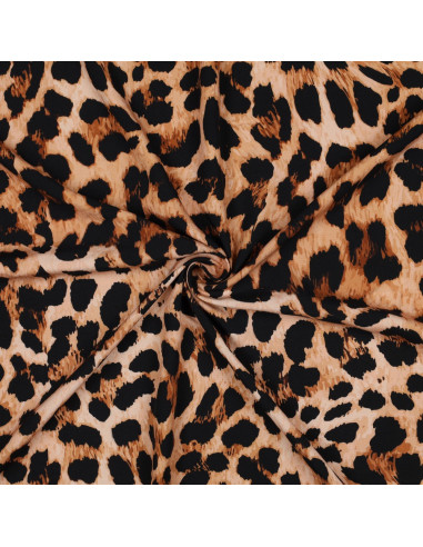 Tissu viscose fantaisie - Panthère