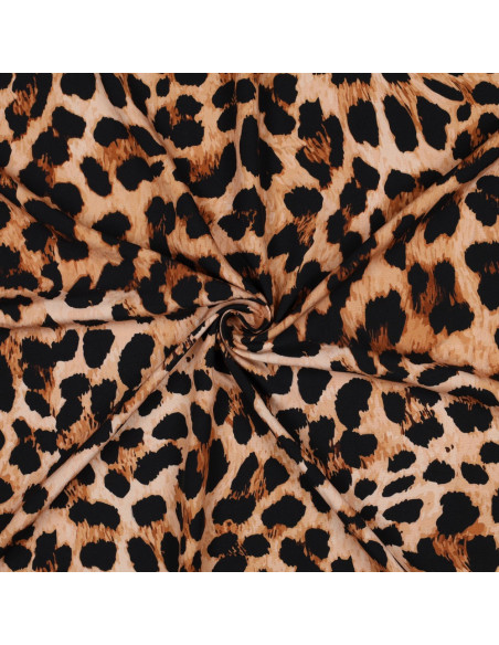 Tissu viscose fantaisie - Panthère