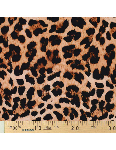 Tissu viscose fantaisie - Panthère