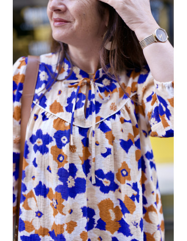 Patron de blouse-robe Zélie - Clématisse Pattern