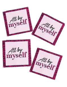 Lot de 4 étiquettes à coudre - All by myself