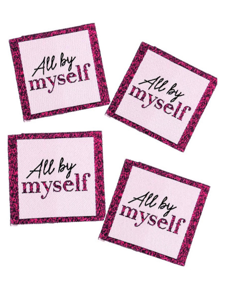 Lot de 4 étiquettes à coudre - All by myself