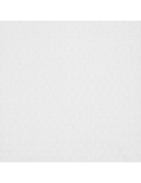 Tissu jersey maille pointelle - Blanc
