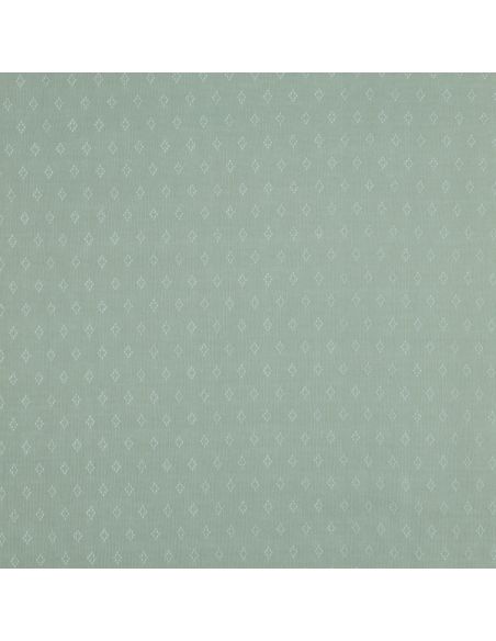 Tissu jersey maille pointelle - Menthe