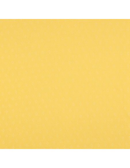 Tissu jersey maille pointelle - Jaune clair