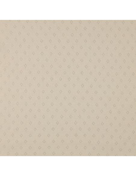 Tissu jersey maille pointelle - Beige