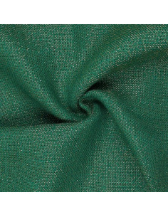Toile de jute lurex - Vert