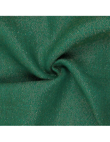 Toile de jute lurex - Vert