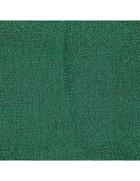 Toile de jute lurex - Vert