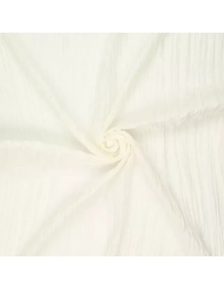 Tissu voile léger - Écru