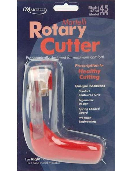 Cutter rotatif ergonomique Martelli 45 mm
