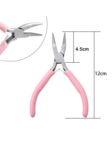 Pince à bec coudé pour bijoux et perles