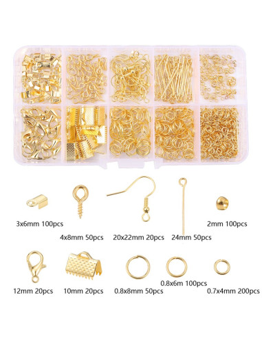Kit création de bijoux - Or