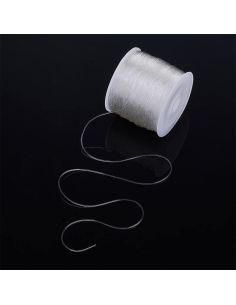 Fil élastique pour perles 0,80 mm - Transparent 2