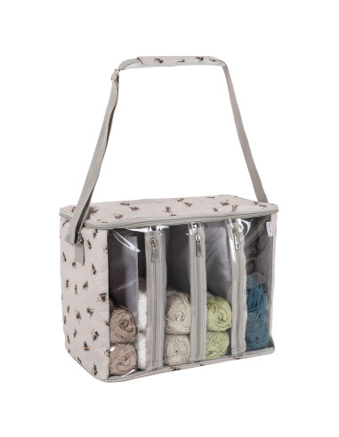 Sac à ouvrage pour tricot  - Abeille