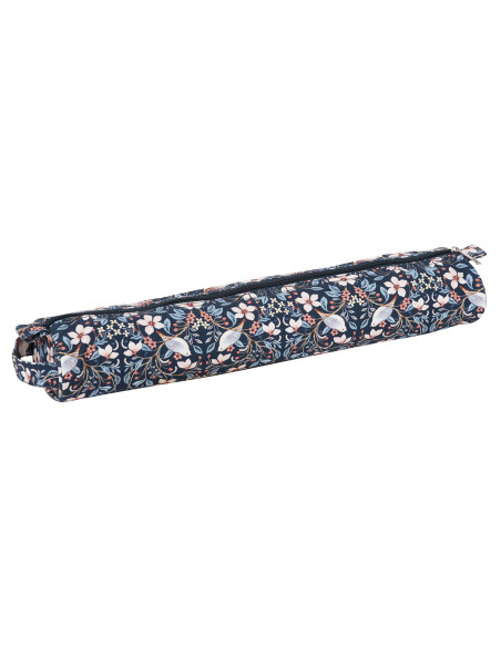 Trousse à aiguilles tricot - Oiseaux en fleurs
