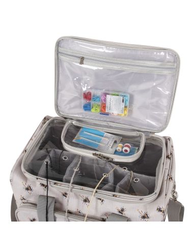 Sac de rangement pour tricot et crochet - Abeille